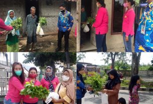 Agustus Berkah, Lapas Perempuan Kelas IIA Bandar Lampung, Bagikan Paket Sayuran SAE