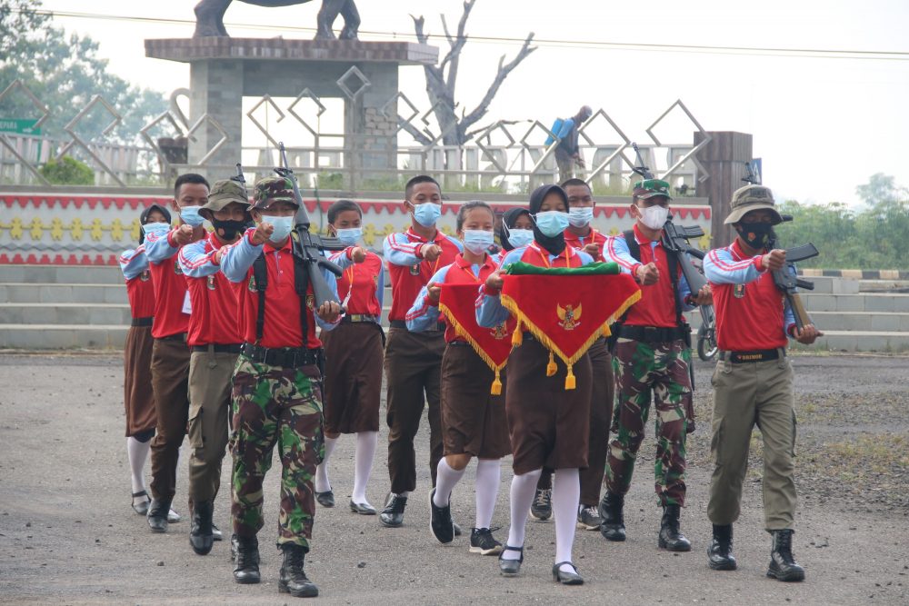 Kodim 0429/Lamtim Latih Paskibraka Tingkat Kabupaten