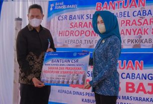 CSR Bank Sumsel Babel Cabang Sekayu Dukung Program TP PKK Muba