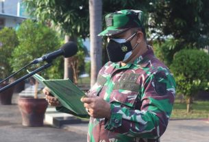 Apel merupakan salah satu kewajiban Prajurit TNI