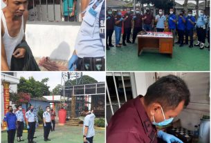 Pencegahan Gangguan Kamtib Lapas Kelas IIA Kalianda laksanakan kegiatan Razia Serentak