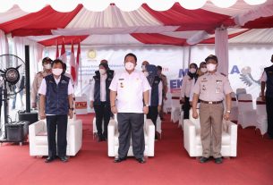 Gubernur Arinal Hadiri Launching Ekspor Komoditas Pertanian yang Dilakukan Serentak oleh Presiden Jokowi ke 61 Negara