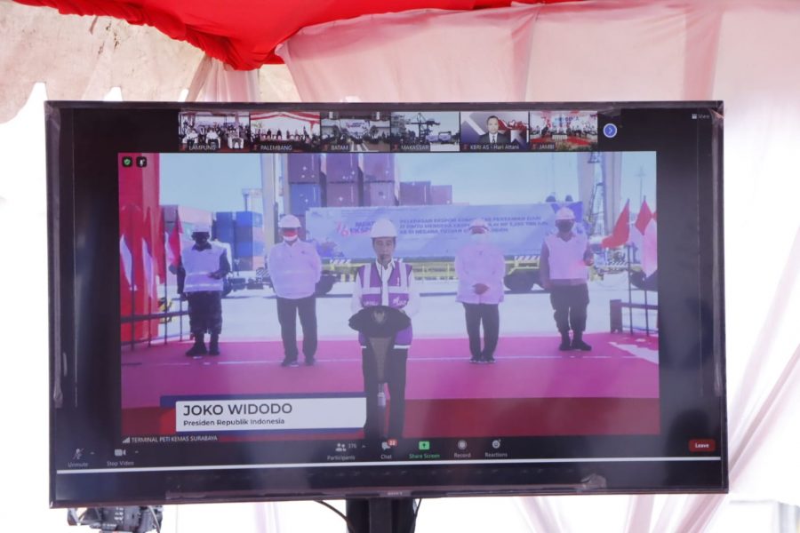 Presiden Melepas Merdeka Ekspor Komoditas Pertanian pada 17 lokasi, Lampung salah satunya