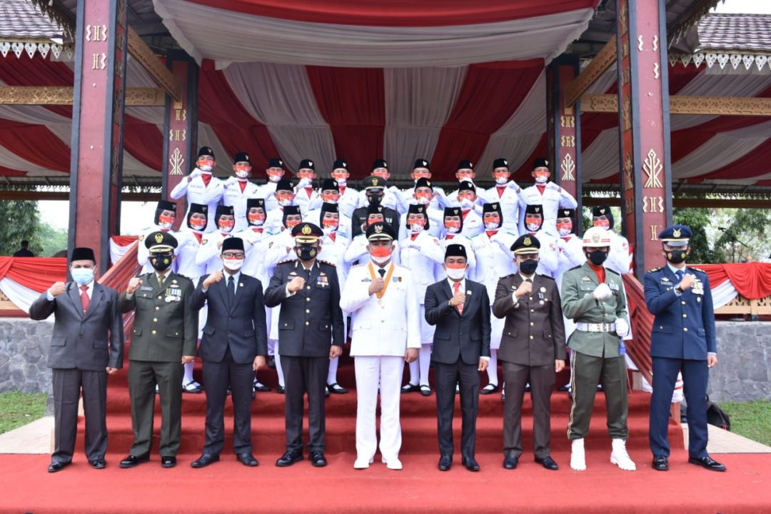 Pemerintah Kabupaten Tulang Bawang Barat Gelar Upacara Memperingati HUT RI Ke - 76