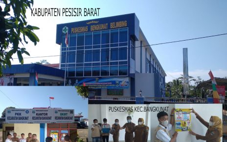 Pengurus BNM RI Pesibar Lampung membagikan kaos dan rompi