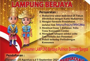 Yuk Daftarkan Diri Sebagai Duta Konsumen Cerdas Lampung Berjaya