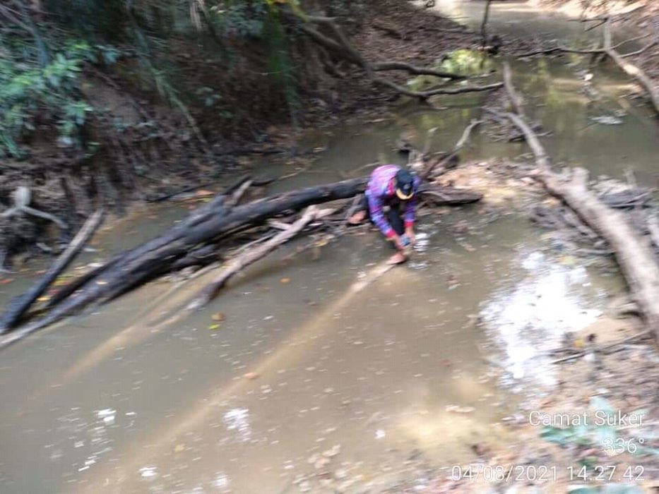 Adanya Dugaan Limbah PT. PAS Cemari Sungai Camat Sungai Keruh Cek Ke Lokasi