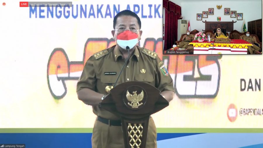 Bupati Tanggamus Apresiasi Launching Program e-Samdes dan Desamart oleh Gubernur Lampung