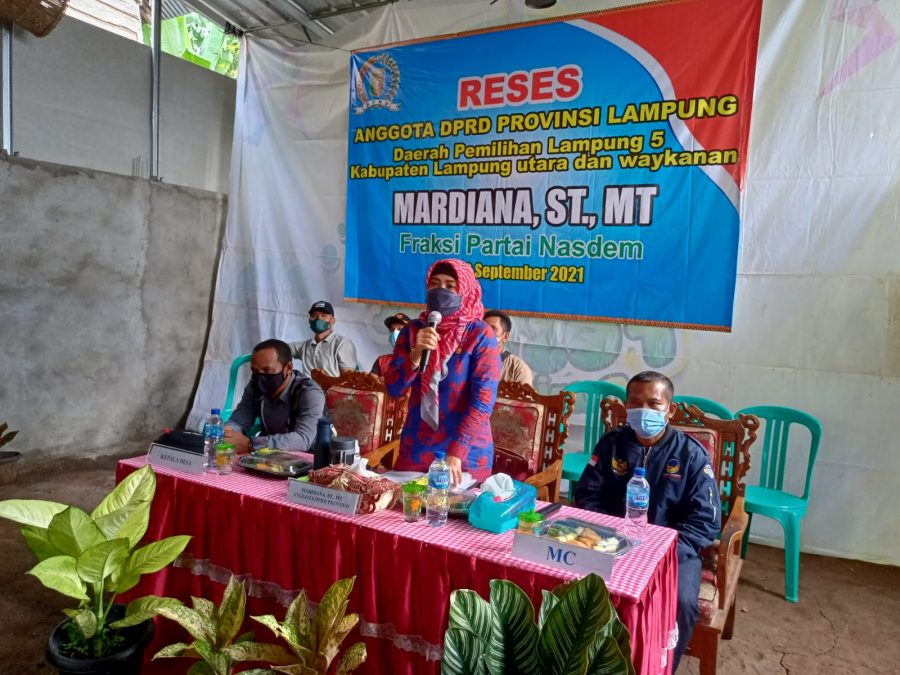 Gunung Gijul, Safari Reses Anggota Fraksi Partai NasDem DPRD Provinsi Lampung.