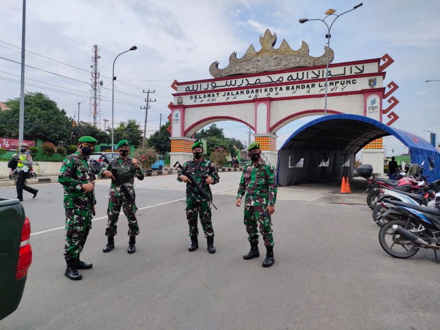 Kapten Cpl Made Diazmika Pimpin Patroli Keamanan