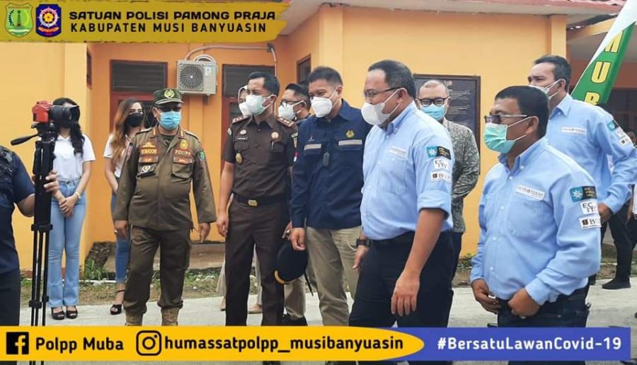 Kasat Pol PP Muba Hadiri Lauching Muba Vocational Center