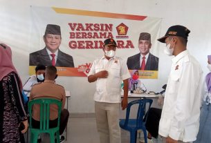 Partai Gerindra Way Kanan Siapkan Vaksin 10 ribu dosis