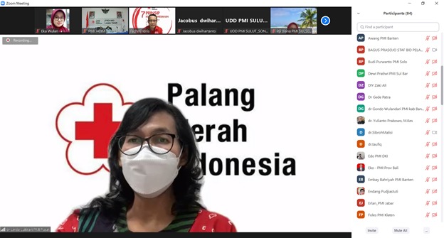 Pengurus PMI Provinsi Lampung lakukan persiapan kegiatan Vaksinasi bersama PMI Pusat