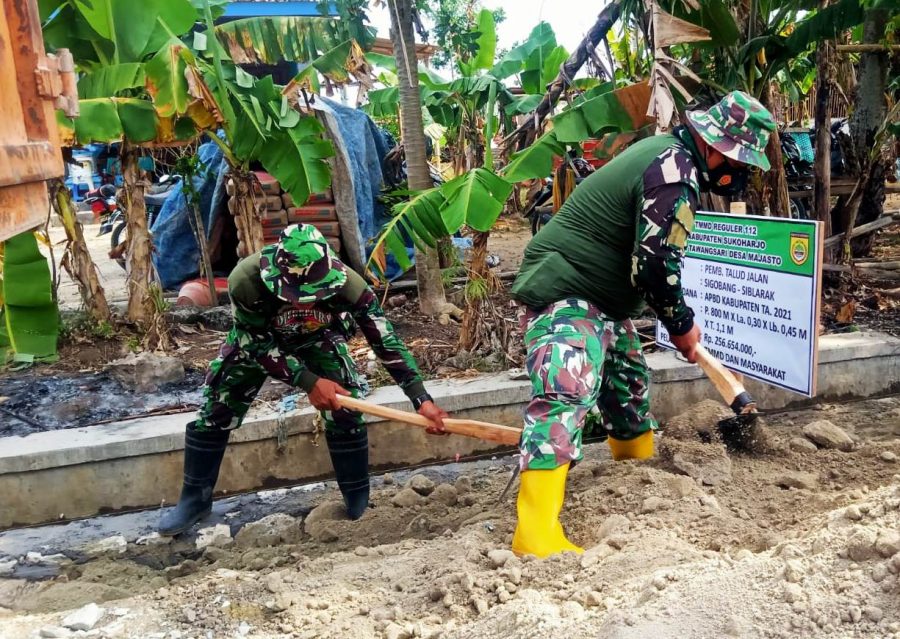 Pra TMMD Reg 112 di Majasto, Tanah Urug Mulai Didatangkan