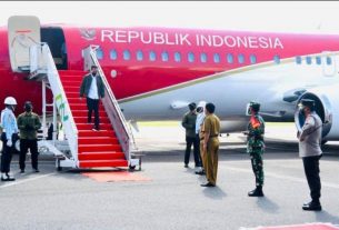 Presiden RI telah sampai di Provinsi Lampung