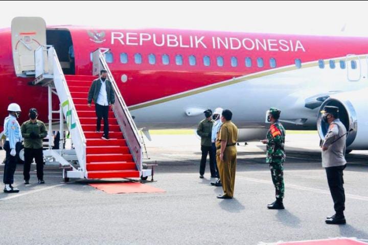 Presiden RI telah sampai di Provinsi Lampung