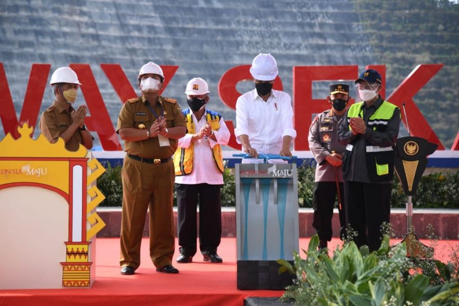 Presiden RI Resmikan Bendungan Way Sekampung