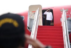 Pukul Delapan, Jokowi Bertolak ke Lampung