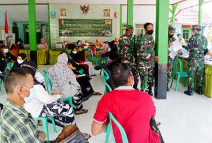 Ratusan Santri Ponpes Miftahul Ulum Ikuti Vaksinasi Kodim Bojonegoro