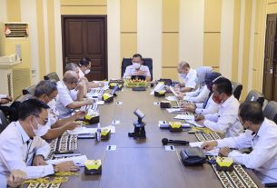 Sekertaris Daerah Provinsi Lampung Pimpin Rapat Persiapan Kerjasama antara Pemprov. Lampung dan Pemprov Bangka Belitung