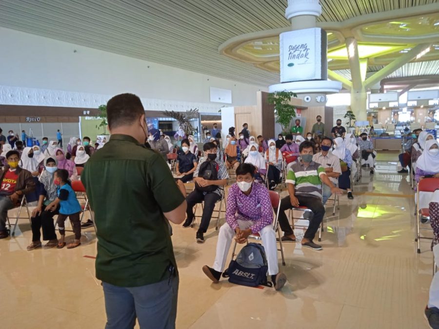 Serbuan Vaksinasi TNI AU, Ribuan pelajar dapatkan Vaksin dosis 2 secara lengkap