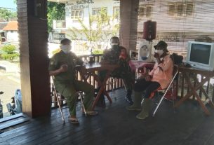 Serka Daniel : Komsos Merupakan Sarana Memberikan Himbauan Prokes Kepada Warga