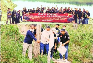 Wah, 'Babang Tamvan' Juga Ikutan PIOne Tabur Ikan di Bendungan Way Sekampung