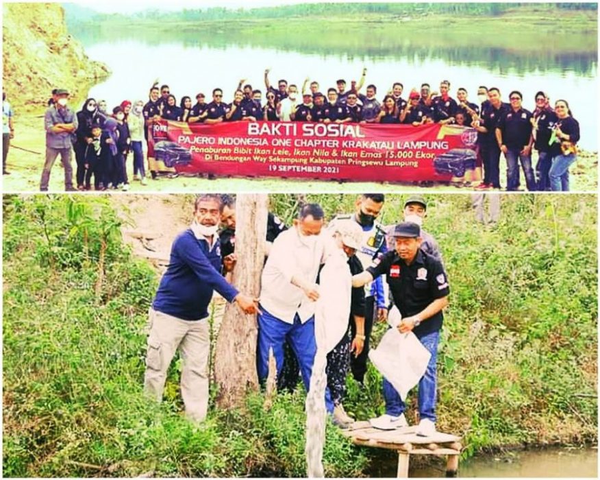Wah, 'Babang Tamvan' Juga Ikutan PIOne Tabur Ikan di Bendungan Way Sekampung