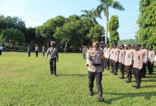 Tingkatkan Prokes dan Tertib Berlalulintas, Polres Way Kanan Gelar Operasi Patuh Krakatau 2021