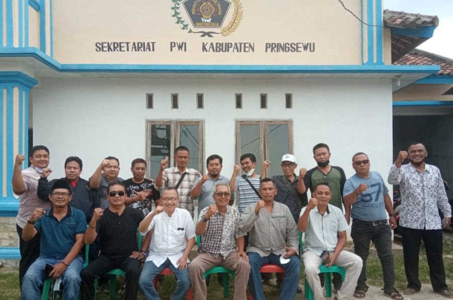 Anggota PWI Pringsewu Mengharapkan Dapat Menyalurkan langsung hak pilih Konferprov Lampung