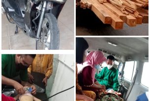 Pick-Up Tumpukan Kayu Halangi Jalan: Balita 10 Bulan Kritis