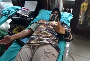 Bantu Penuhi Kebutuhan Stok Darah di PMI, FKPPI 11.35 Surakarta Ikuti Donor Darah