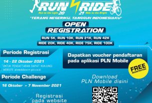 Bantu Sambung Listrik Warga Tidak Mampu, PLN Gelar PLN Mobile Virtual Charity Run and Ride