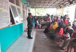 Serda Hadi Wijaya Monitoring Kegiatan vaksinasi Covid - 19