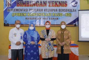 Bunda PAUD Dessy Afriyanti Buka Bimtek Implementasi Program Kesiapan Sekolah di Way Kanan