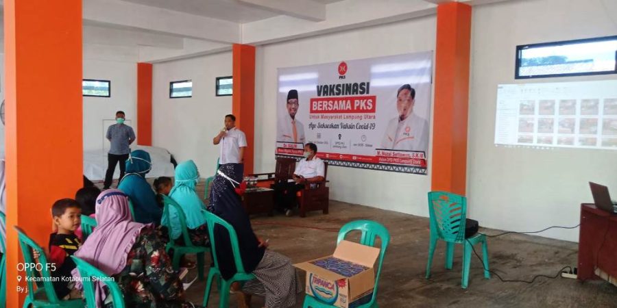 DPC PKS Lampung Utara gelar Vaksinasi