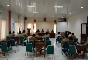 Danramil Karangmalang Rakor Covid