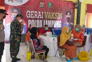 Danramil TBS, Mayor Inf Suprapto Hadiri Kegiatan Baksos SPN Polda Lampung