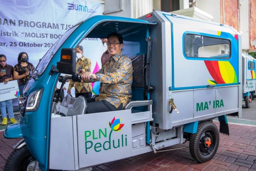 Dukung UMKM, 11 Motor Listrik Diserahterimakan PLN