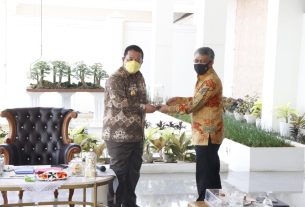 Gubernur Arinal Simak Rencana HIPMI tentang UMKM Center Berdaya Guway