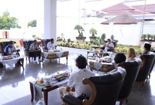Gubernur Arinal Terima Audiensi Media Tribun Lampung