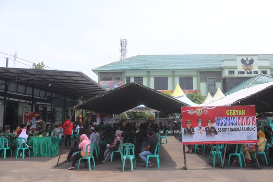 Mendukung Percepatan Kodim 0410/KBL Terus Menggelar Vaksinasi