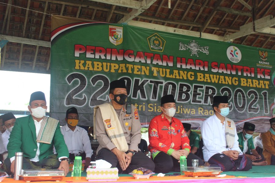 Hadiri Upacara HSN, Kapolres Tubaba Titip Pesan