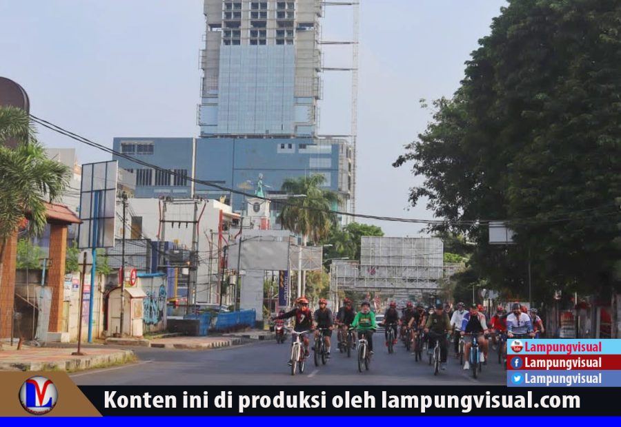 Melalui Gowes Dandim 0410/KBL Harapkan Ormas KBT Semakin Kompak dan Solid