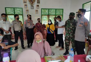 Kabag Ops Polres Way Kanan Himbau Warga Tetap Patuhi Prokes