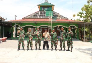 Katim Wasev Itdam IV/Diponegoro Kolonel Cpm Bambang Guritno, S.H berikan apresiasi TMMD Reg 112 Kodim 0726/Sukoharjo.