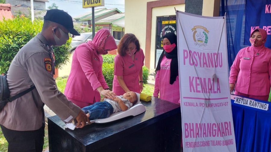 Ketua Bhayangkari Cabang Tulang Bawang Lakukan Kunker, Berikut Kegiatannya