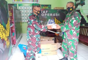 Kodim 0429/Lamtim Distribusikan 1300 Dosis Vaksin Peringati Sumpah Pemuda