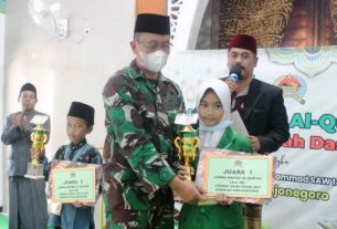 Kodim Bojonegoro Gelar Lomba Tahfidz Peringati Mualid Nabi