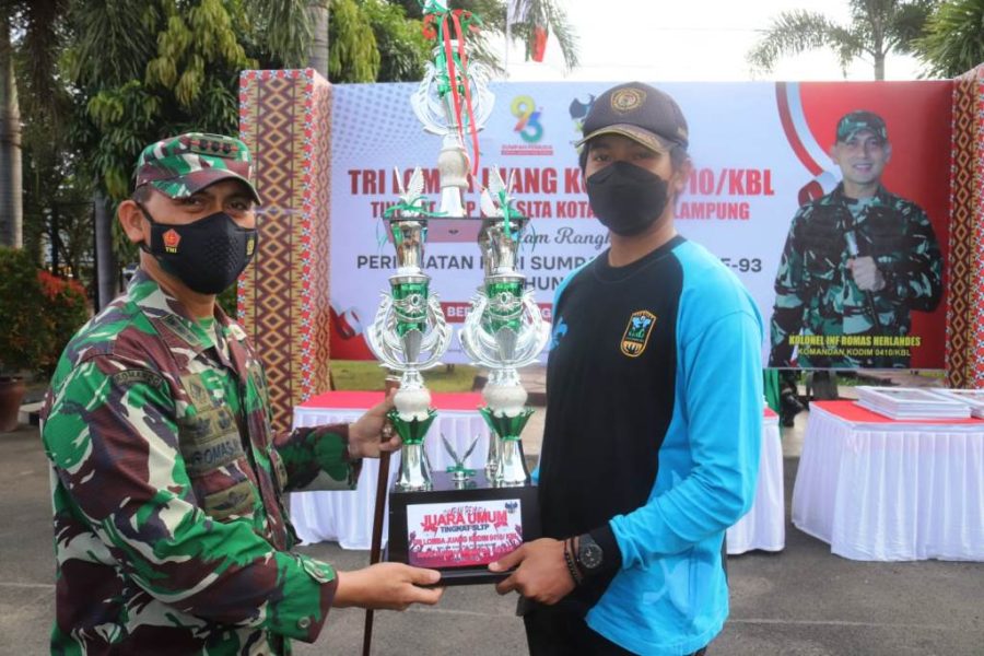 Kolonel Inf Romas Herlandes Menutup Tri Lomba Juang Kodim 0410/KBL